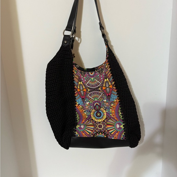 Sakroots bag, characterized by its distinctive bohemian and colorful design. - Picture 5 of 12